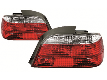 Farolins BMW E38 Vermelho/Cristal