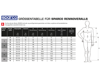 Fato de Corrida Sparco Rennoverall Sprint Advanced