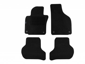 Floor mat Carpet graphite suitable for VW Golf V, Jetta Modell 2007-12/2010, Golf VI 2008-10/2012, Scirocco 09/2008