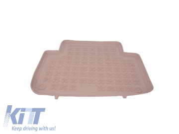 Floor mat Rubber Beige suitable for AUDI Q7 4L 2005-2014