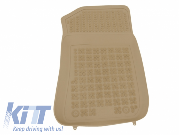 Floor mat Rubber Beige suitable for BMW X1 E84 2009-2015