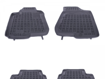 Floor mat Rubber Black HYUNDAI i30 II Hatchback Wagon 2012+, suitable for KIA Cee'd II Hatchback Wagon 2012-2018, ProCee'd 2013-2018