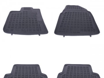 Floor mat Rubber Black suitable for NISSAN Qashqai 2007-2014