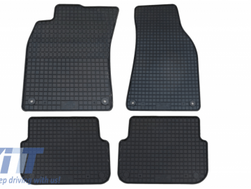Floor mat Rubber Black suitable for AUDI A6 4F (2004-2006) A6 Avant (2004-2006)
