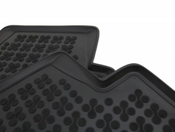 Floor mat Rubber Black suitable for OPEL Adam 2013