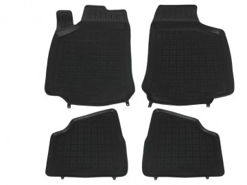 Floor mat Rubber Black suitable for OPEL Corsa C 2000-2006