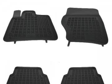 Floor mat Rubber Black suitable for AUDI Q7 4L 2005-2014