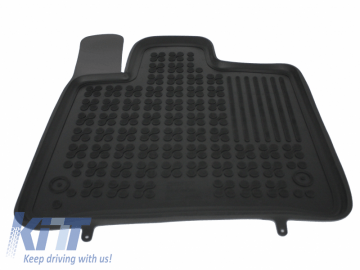 Floor mat Rubber Black suitable for AUDI Q7 4L 2005-2014