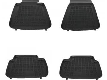 Floor mat Rubber Black suitable for BMW Series 3 E46 E90 E91 Sedan, Touring Series 3 F30 F31 F36