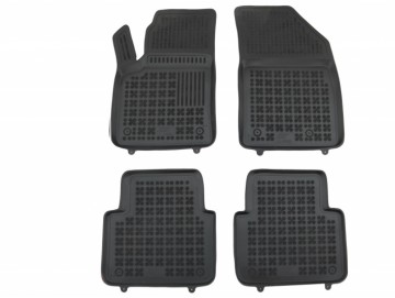 Floor mat Rubber Black suitable for OPEL CROSSLAND X (2017+)