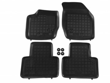 Floor mat Rubber Black suitable for Volvo XC90 I (2002 -2014)