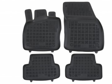 Floor mat Rubber Black suitable for VW T-ROC (2017-Up)