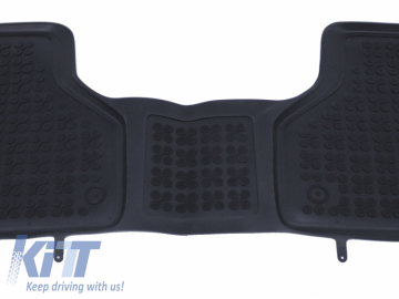 Floor mat Rubber Grey suitable for BMW X5 E70 2006-2013 X6 E71 2008-2014
