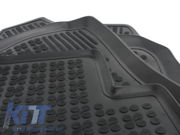 Floor mat black fits to suitable for FIAT Grande Punto 2005- 