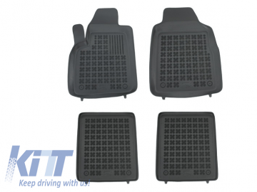Floor mat black fits to suitable for FIAT Panda II 2003-2012 