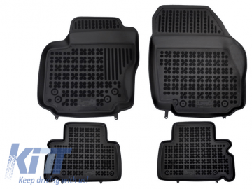 Floor mat black fits to/ suitable for FORD Galaxy, S-Max 2006-2015