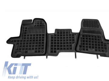 Floor mat black fits to/ suitable for FORD Transit Custom (2012-) Tourneo Custom (2013-2018) Transit VIII (2013-)