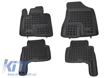 Floor mat black fits to/ suitable for KIA Sorento II 09/2009-2012 