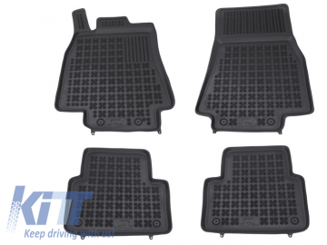 Floor mat black fits to/ suitable for MERCEDES W169 A-Class 2004-2012 