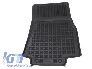 Floor mat black fits to/ suitable for MERCEDES W169 A-Class 2004-2012 