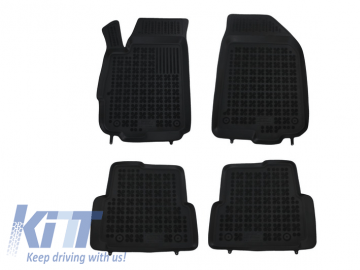 Floor mat black fits to/ suitable for CHEVROLET Aveo IV 2011- 