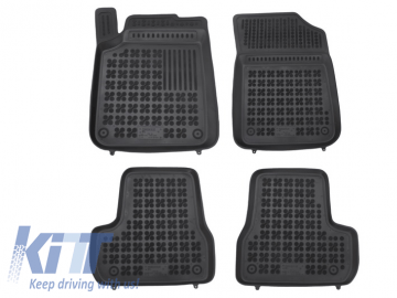 Floor mat black fits to suitable for CITROEN C3 II 2009-2016 