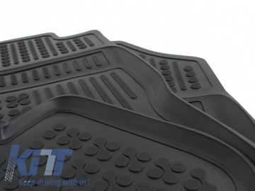 Floor mat black fits to suitable for CITROEN C4 Cactus 2014- 