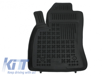 Floor mat black suitable for FIAT Doblo II 2009- OPEL Combo C 2011- 5, 7 seater version