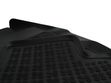Floor mat black suitable for OPEL Meriva B 2010-