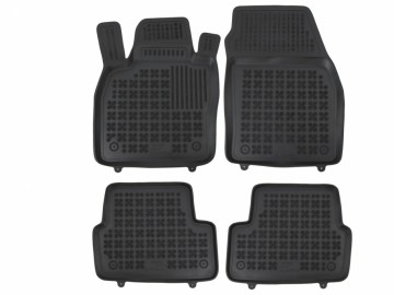 Floor mat black suitable for SEAT Ibiza (2017+)