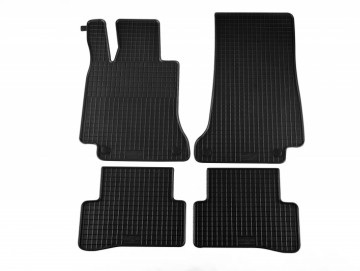 Floor mat rubber suitable for MERCEDES C-Class W205 2014+ Black
