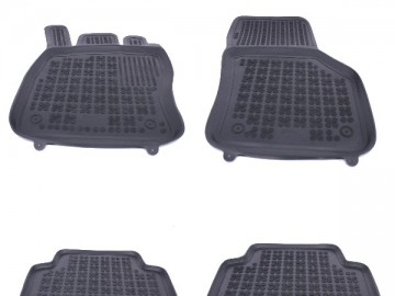 Floor mat rubber suitable for SKODA Superb III 2015- Black
