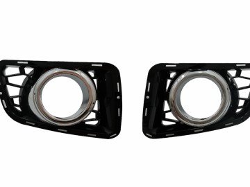 Fog Lamp Covers suitable for Land Rover Range Rover Vogue III L322 (2010-2012) Autobiography Design Black Edition