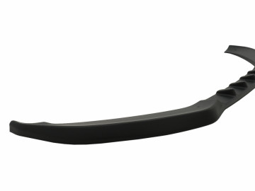 Front Bumper Add-On Spoiler Lip suitable for AUDI A5 8T (2007-2011) Piano Black