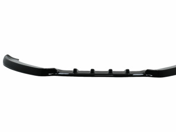 Front Bumper Add-On Spoiler Lip suitable for Audi A5 8T (2007-2011) Piano Black