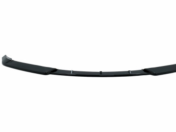 Front Bumper Add-On Spoiler Lip suitable for BMW 3 Series E46 Sedan Touring (1998-2004) Standard Piano Black