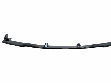 Front Bumper Add-On Spoiler Lip suitable for BMW 3 Series E90 E91 LCI (2008-2011) Limo Touring Piano Black