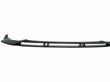 Front Bumper Add-On Spoiler Lip suitable for AUDI A3 8V Facelift (2016-2019) Piano Black