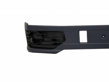 Front Bumper Add-on Spoiler suitable for VW Transporter Multivan Caravelle T5 T5.1 Facelift (2010-2015) Sportline Design