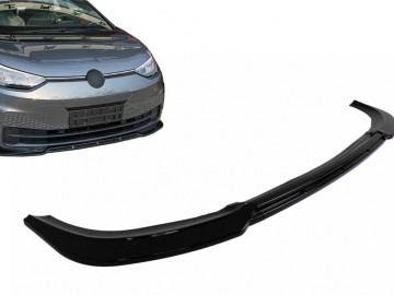 Front Bumper Add-on Spoiler suitable for VW ID3 (2019-2022) Piano Black