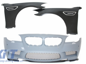 Front Bumper Fenders suitable for BMW 5 Series F10 F11 2011-up M5 PDC SRA Design