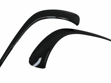 Front Bumper Flaps Side Fins Flics suitable for Mercedes CLA C118 X118 (2019-up) Piano Black