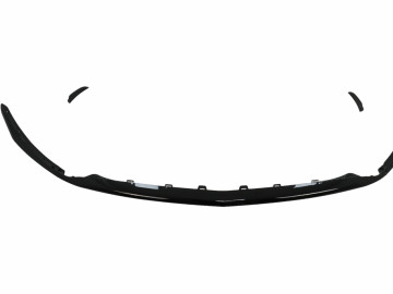 Front Bumper Lip Extension Splitters Fins Aero suitable for Mercedes GLA H247 Sport Line (2020-Up) Piano Black