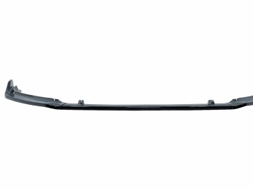 Front Bumper Lip Extension Spoiler suitable for VW Polo 6R 6C Facelift (2009-2017) Piano Black