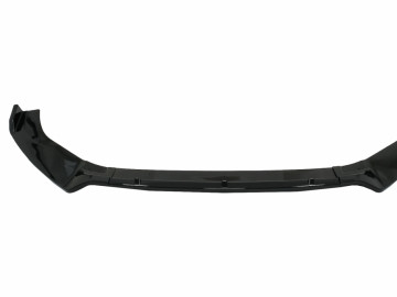 Front Bumper Lip Extension Spoiler suitable for VW Golf 7 GTI 7.5 GTI & R (2013-2020) Piano Black