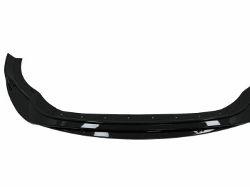 Front Bumper Lip Extension Spoiler suitable for VW Golf 8 R (2020-) Piano Black