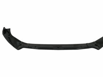 Front Bumper Lip Extension Spoiler with Rear Bumper Extension Splitter suitable for VW Golf 7.5 GTI (2017-2020) Black