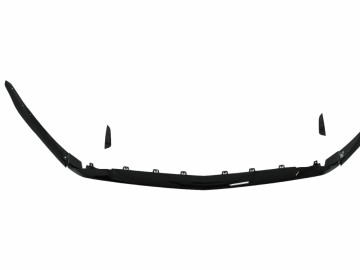 Front Bumper Lip Extension suitable for Mercedes A-Class A45 W177 V177 (2018-up) A45S Design Piano Black