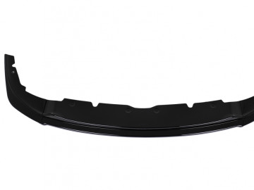 Front Bumper Lip Spoiler suitable for BMW 1 Series F40 M Sport (2019-Up) Piano Black