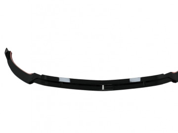 Front Bumper Lip suitable for Mercedes E-Class W213 S213 C238 A238 Facelift (2020-Up) Piano Black